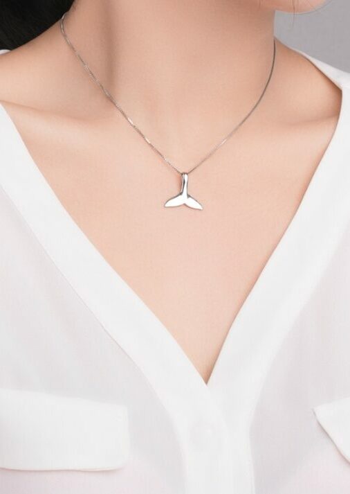 Idol Long Chain Dolphin Necklace