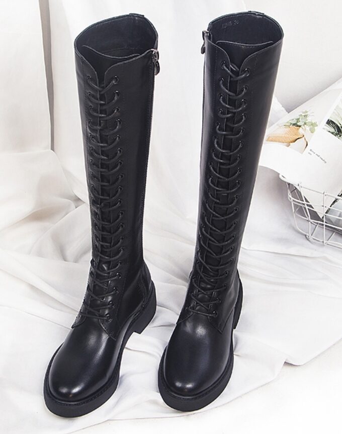 black string boots