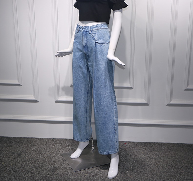 blackpink wide leg jeans