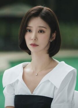 Black And White Layer Illusion Dress | Cheon Da Hye – Queen Of Tears
