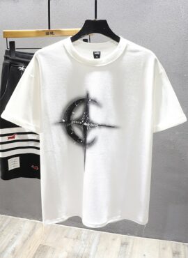 White Astral Peace And Love T-Shirt | Changbin – Stray Kids