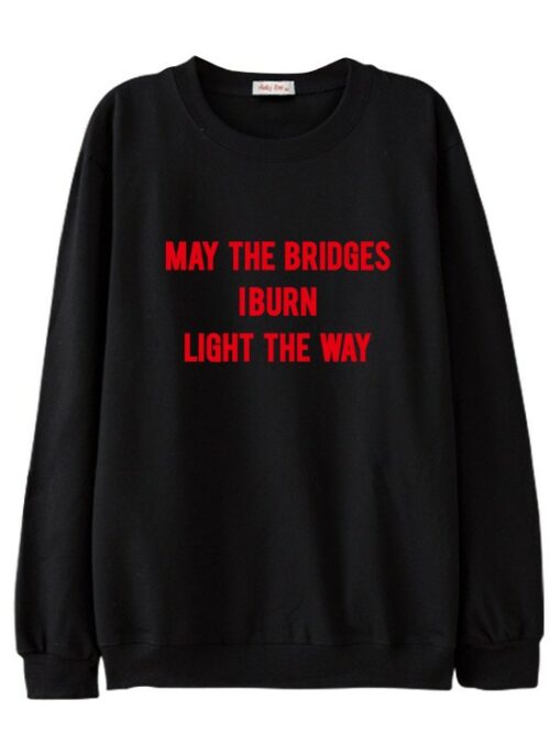 Black ‘May The Bridges Burn” Sweatshirt | Jaehyun – NCT