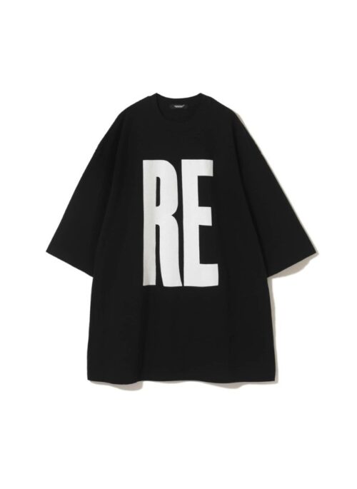 Black RE Print T-Shirt | Bobby - iKON