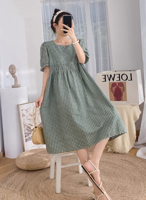 Green Plaid Doll Dress | Yujin – IVE