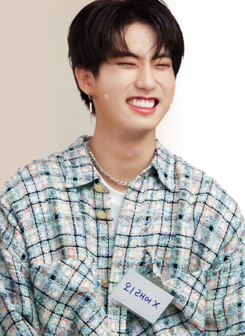 Blue Plaid Tweed Woolen Shirt | Jisung – Stray Kids