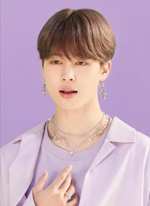 Silver Chained Daisy Pendant Necklace | Jimin - BTS