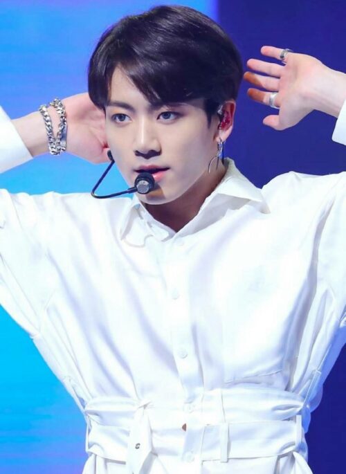 Thick Silver Metal Chain Bracelet | Jungkook - BTS