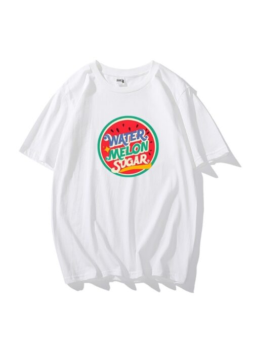 White Watermelon Sugar Print T-Shirt | Ha Eun Gyeol – Twinkling Watermelon