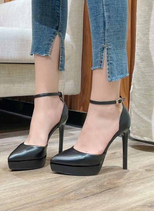 Black Elegant Pointed Stilettos | Jisoo - BlackPink