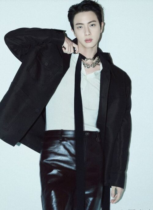 Black Buckled Tie Necklace | Jin - BTS