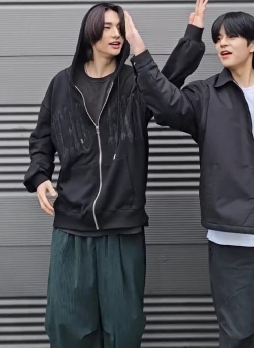 Dark Green Corduroy Pants | Hyunjin - Stray Kids