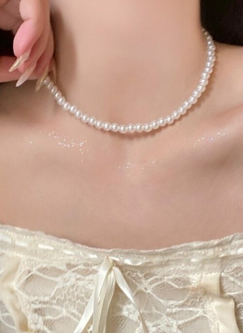 White Mini Pearl Chain | Tzuyu - TWICE