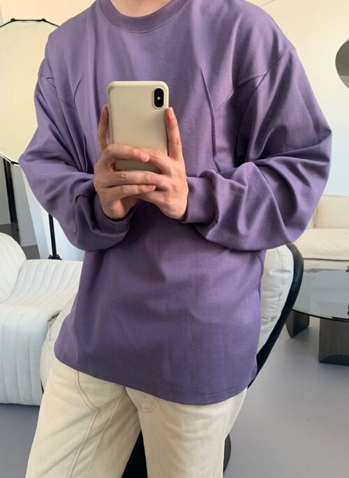 Lilac Basic Crewneck Sweatshirt | Taehyung - BTS