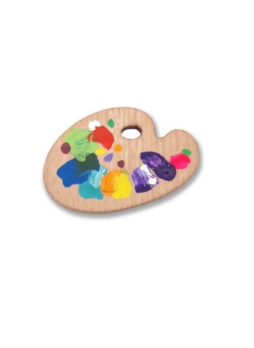 Multicolored Paint Palette Brooch | Taehyung - BTS