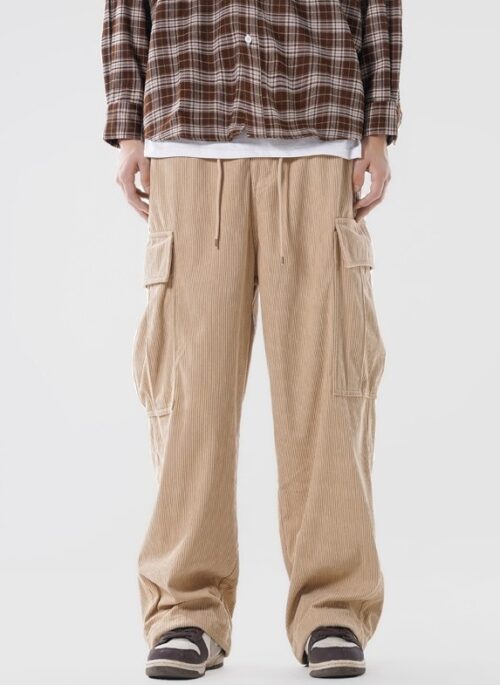 Beige Corduroy Multi-Pocket Pants | Mark – NCT