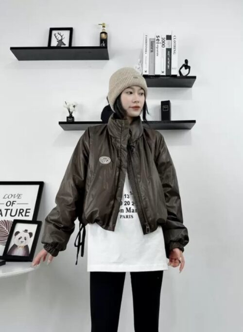 Brown Padded Winter Jacket | Tzuyu – TWICE