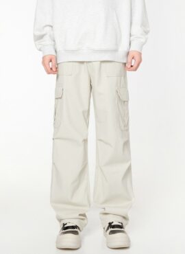 Ivory White Multi-Pocket Pants | Jin – BTS