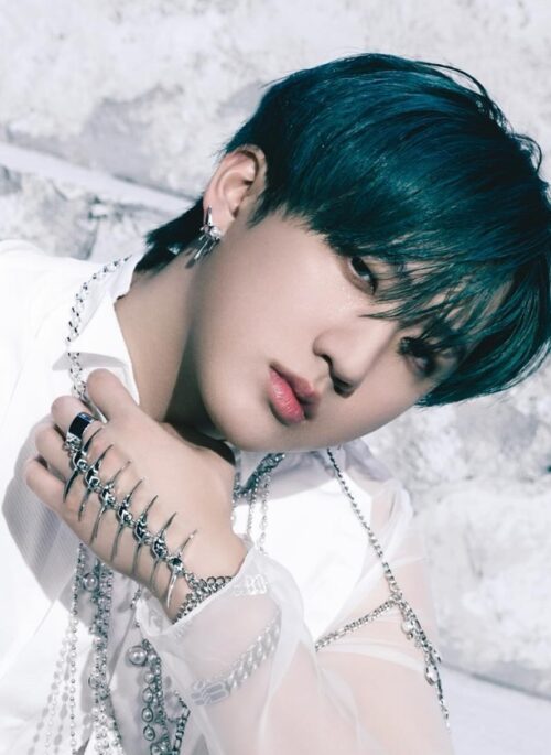 Silver Lava Drop Pearl Earrings | Changbin - Stray Kids