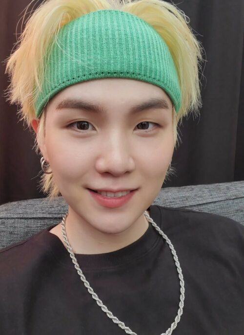 Silver Twist Chain Necklace | Suga - BTS