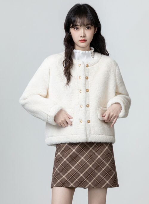 Chic Thick Fleece Winter Coat