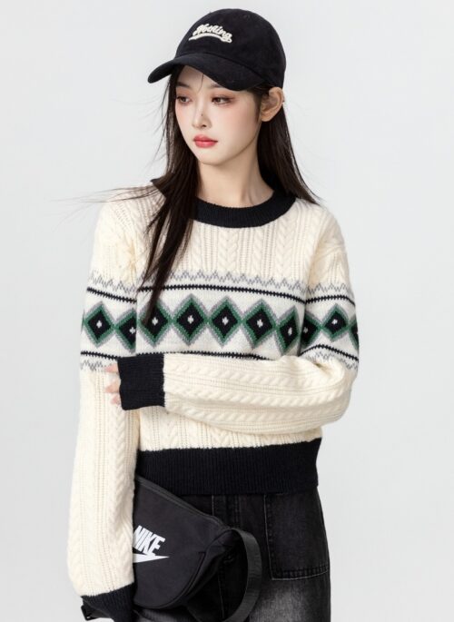 Chunky Knit Cable Sweater