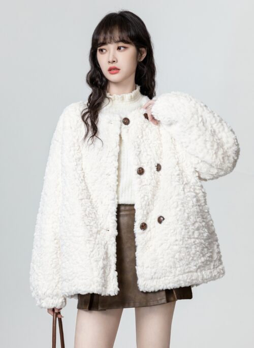 Cozy Fleece Lined Shearling Jacket