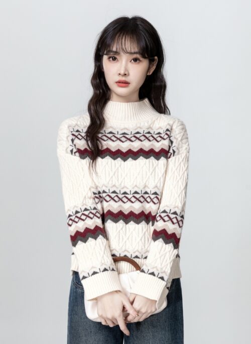 Cozy Knit Pullover Sweater