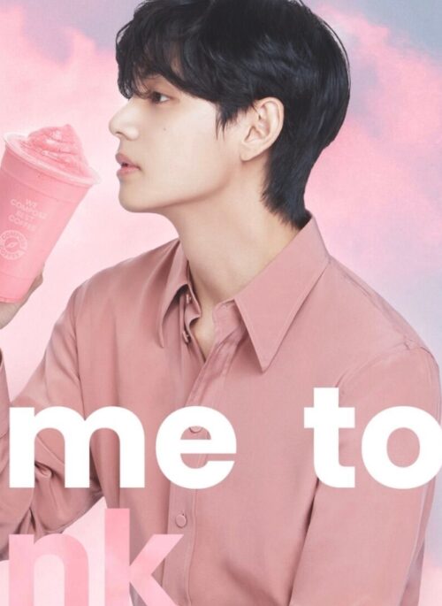 Old Rose Pink Long Sleeves Shirt | Taehyung - BTS