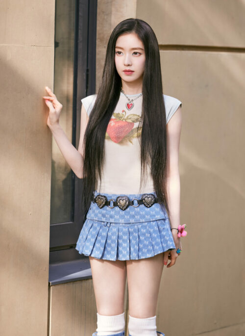 Silver Retro Heart Belt | Irene - Red Velvet