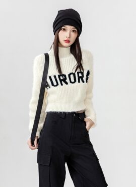 Thick Turtleneck Knit Sweater