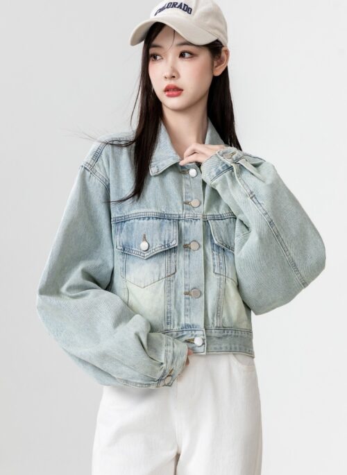 Vintage Light Blue Denim Jacket