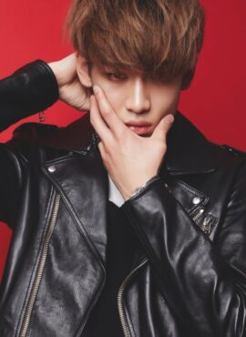 Black Chic Faux Leather Jacket | Bambam – GOT7