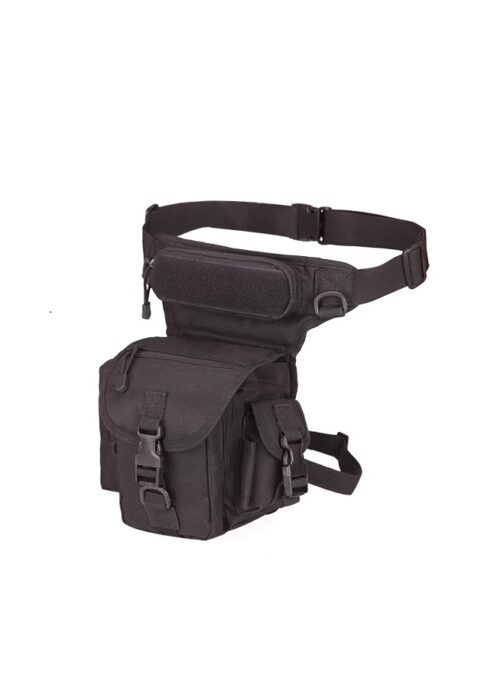 Black Waist Tactical Leg Bag | Karina - Aespa