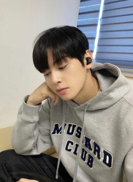 Grey Mustard Club Hoodie | Eunwoo – Astro