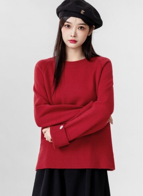 Red Knit Sweater Festive Collection