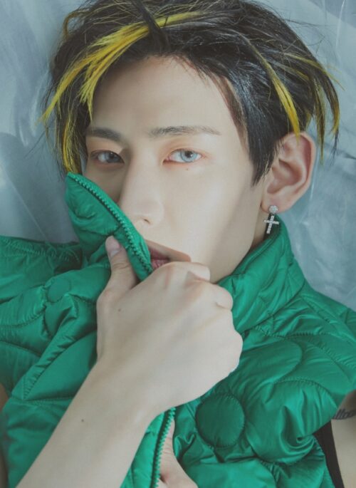 Silver Crystal Cross Earrings | Bambam - GOT7