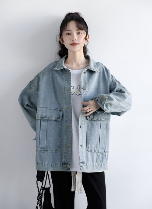 Spring Denim Jacket Casual Style