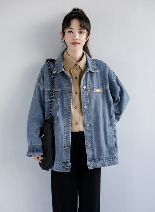 Vintage Denim Jacket Casual Style