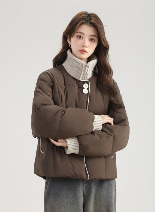 Vintage Style Puffer Jacket Winter Collection