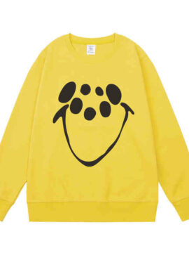 Yellow Smiley Face Graphic Sweatshirt | Jackson – GOT7