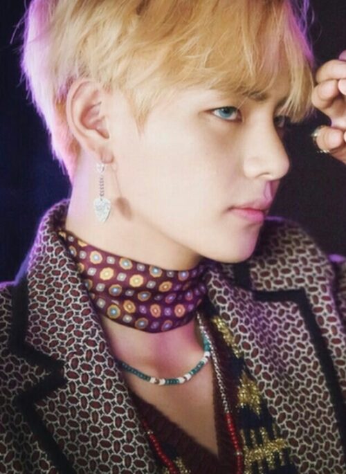 Silver Leaf Tassel Earrings | Taehyung – BTS