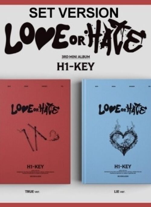 H1-KEY 3rd Mini Album - LOVE or HATE | Set version