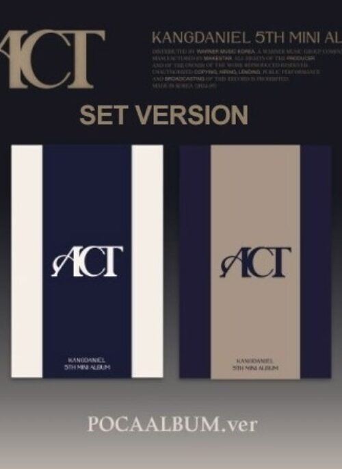 KANG DANIEL 5th Mini Album - ACT | POCA Album, Set version