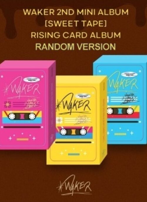 WAKER 2nd Mini Album - Sweet Tape | Rising Card Album, Random version